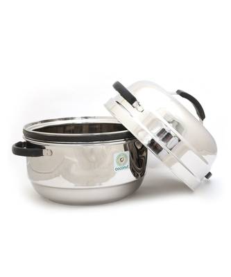 Coconut Stainless Steel Choodarapetty Thermal Rice Cooker/Cook & Serve Pot - Capacity - 1 KG 3