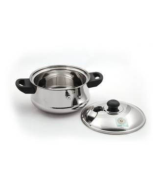 Coconut Stainless Steel Classic Flat Milk Boiler - Diameter - 17 Cm - Capacity - 1 Litre 2