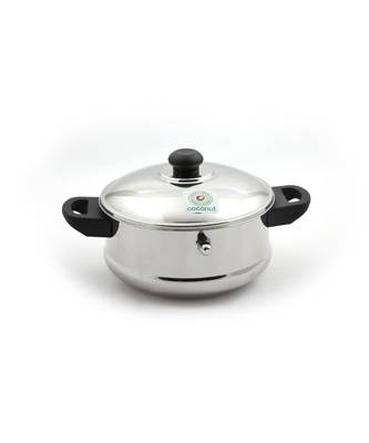 Coconut Stainless Steel Classic Flat Milk Boiler - Diameter - 22.5 cm - Capacity - 2.5 Litre 1
