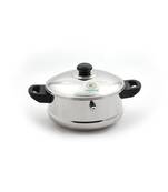 Coconut Stainless Steel Classic Flat Milk Boiler - Diameter - 22.5 cm - Capacity - 2.5 Litre