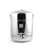coconut Stainless Steel Water Pot/Container with Tap - 1 PC, 12L (White, WP Small)