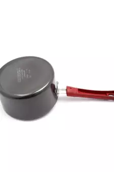 Coconut Hard Anodised 3mm Thickness Sauce Pan/Cookware (Black)- 1 Unit - Diamater - 16Cms (Capacity -1500ML)