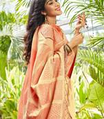 pink Pure Cotton Fancy Designer Saree For Women