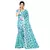 blue printed cotton saree with blouse