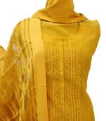 Suroh by Chandni Designer Haldi Peela Chanderi Suit Fabric
