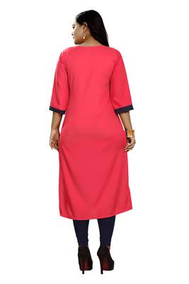 Multicolor hand woven rayon ethnic-kurtis 4