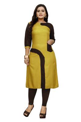 Multicolor hand woven rayon diwali-kurtis 1