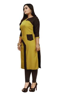 Multicolor hand woven rayon diwali-kurtis 3