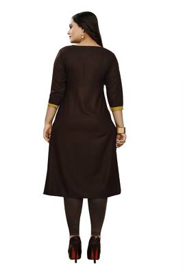 Multicolor hand woven rayon diwali-kurtis 4
