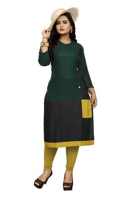 Multicolor hand woven rayon diwali-kurtis 2