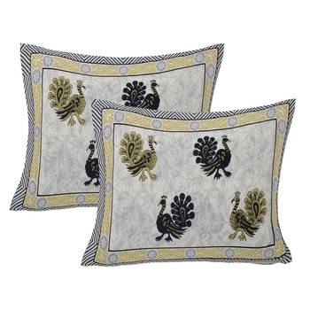 100% Cotton Printed Jaipuri Double Bedsheet with 2 Pillow Covers 3
