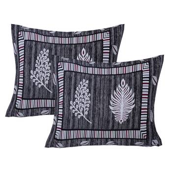 AJ Home 100% Cotton Premium Double Size Bedsheet with Two Pillow Covers 3