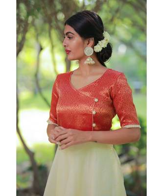 Off White Benaras Fit and Flare Dress 3