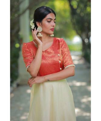 Off White Benaras Fit and Flare Dress 4