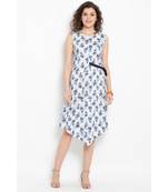 Multicolor rayon printed A line Kurti