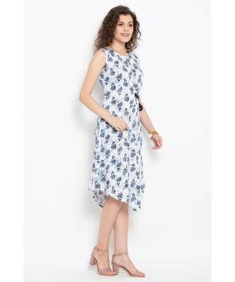 Multicolor rayon printed A line Kurti 3