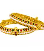 multicolor pearl bangles