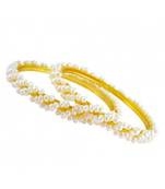white pearl bangles