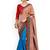Bronze Colour Art Silk Designer Saree with unstitched blouse