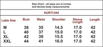 Blue printed viscose kurtas-and-kurtis 5