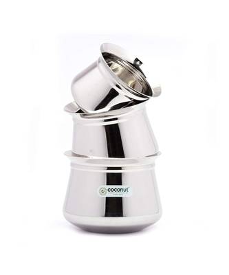 - Cookware/Temple Handi - Set of 3 - Capacity - 600/750 & 1500 ML - Diameter - 4.25, 5 & 5.5 Inches 1