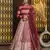 Pink embroidered rayon Bridal lehenga