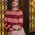 Pink embroidered rayon Bridal lehenga