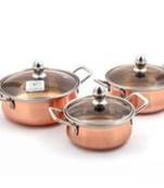 coconut Minar Copper with Stainless Steel Lid Handi 500 L, 1000 L, 1500 L (Copper, Stainless Steel)