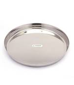 coconut Stainless Steel Dinner Plate/Thali - 1 Qty - 9 Inch