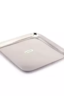 coconut Stainless Steel Square Plate Diameter - 20Cm - Set of 6