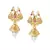 Red Stone Studded Pendant Necklace Sets