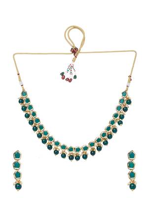 Green Kundan Necklace Sets 4