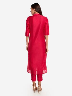 Pink kurta with Trouser. 3
