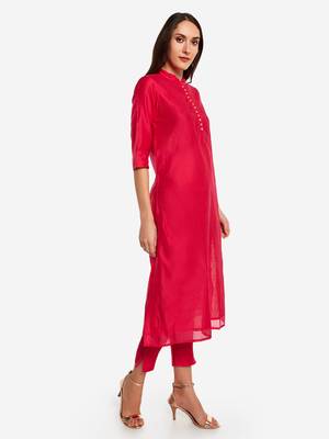 Pink kurta with Trouser. 4