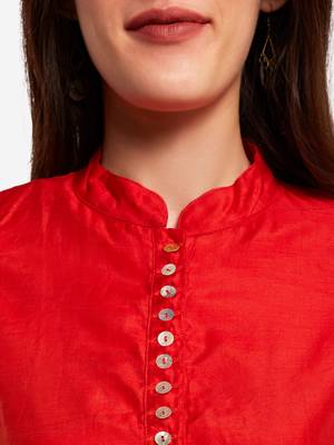 Red kurta with Trouser. 5