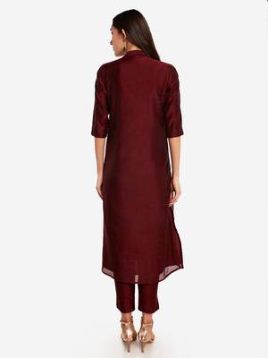 Brown kurta with Trouser. 3