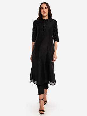 Black kurta with Trouser. 1