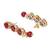 Red Kundan Maang Tikka Necklace Set for Women 