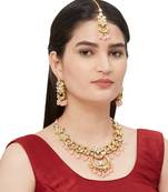 Pink Kundan Necklace Sets