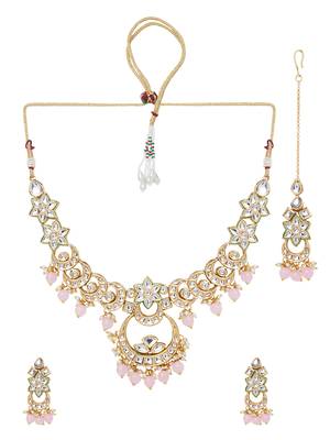 Pink Kundan Necklace Sets 2