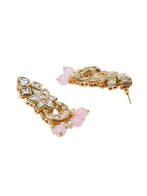 Pink Kundan Necklace Sets 5