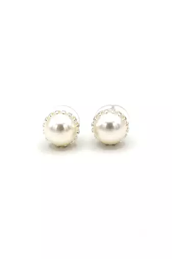 White stone studs