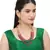 Red And Green Bead Kundan Necklace Sets