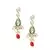 Red And Green Bead Kundan Necklace Sets