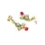 Red And Green Bead Kundan Necklace Sets