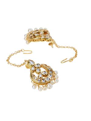 Gold Kundan Earrings 4