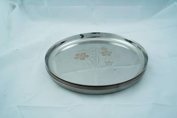 Kitchen Krafts 6pcs Laser Touch  Apple Plate Set 14" 1