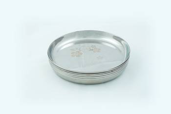 Kitchen Krafts 6pcs Laser Touch Apple Quarter Plate 9" 1