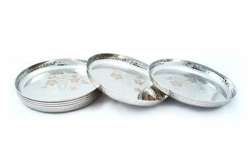 Kitchen Krafts 6pcs Hammered Apple Quarter Plate 9" 1