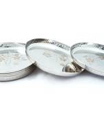 Kitchen Krafts 6pcs Hammered Apple Quarter Plate 9"